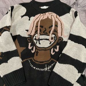 Used N@iy@ Lil Uzi Sweater knitted Crewneck